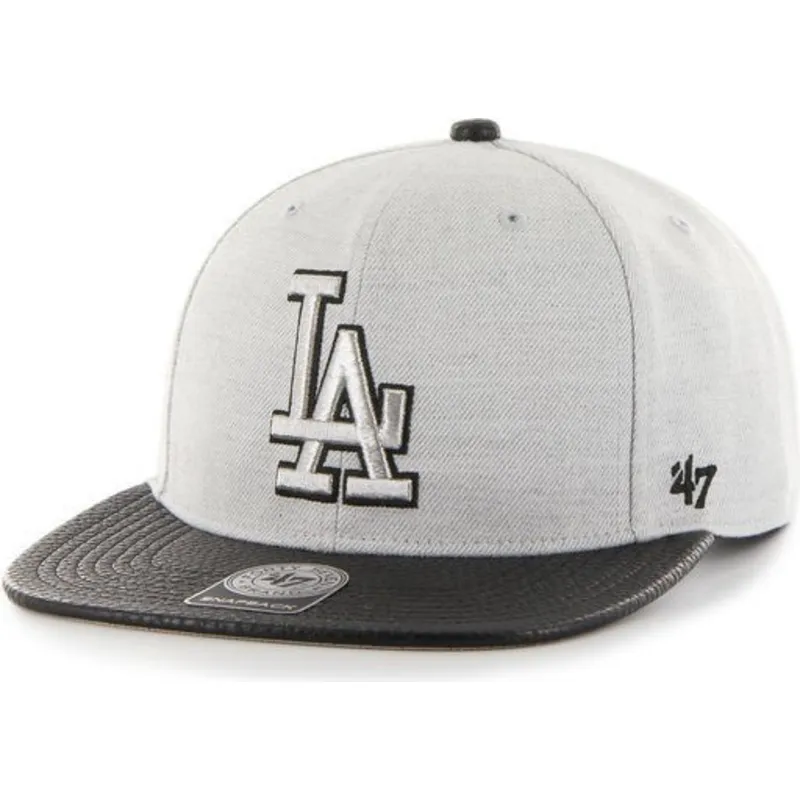 kasketter-flad-gra-snapback-lisa-lateral-fra-los-angeles-dodgers-mlb-af-47-brand