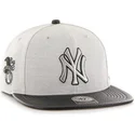kasketter-flad-gra-snapback-lisa-lateral-fra-new-york-yankees-mlb-af-47-brand