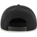 sort-flad-snapback-kasket-med-skinnende-skygge-fra-mlb-los-angeles-dodgers-af-47-brand