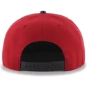 rod-snapback-kasket-med-flad-skygge-og-skinnende-skygge-fra-mlb-new-york-yankees-af-47-brand