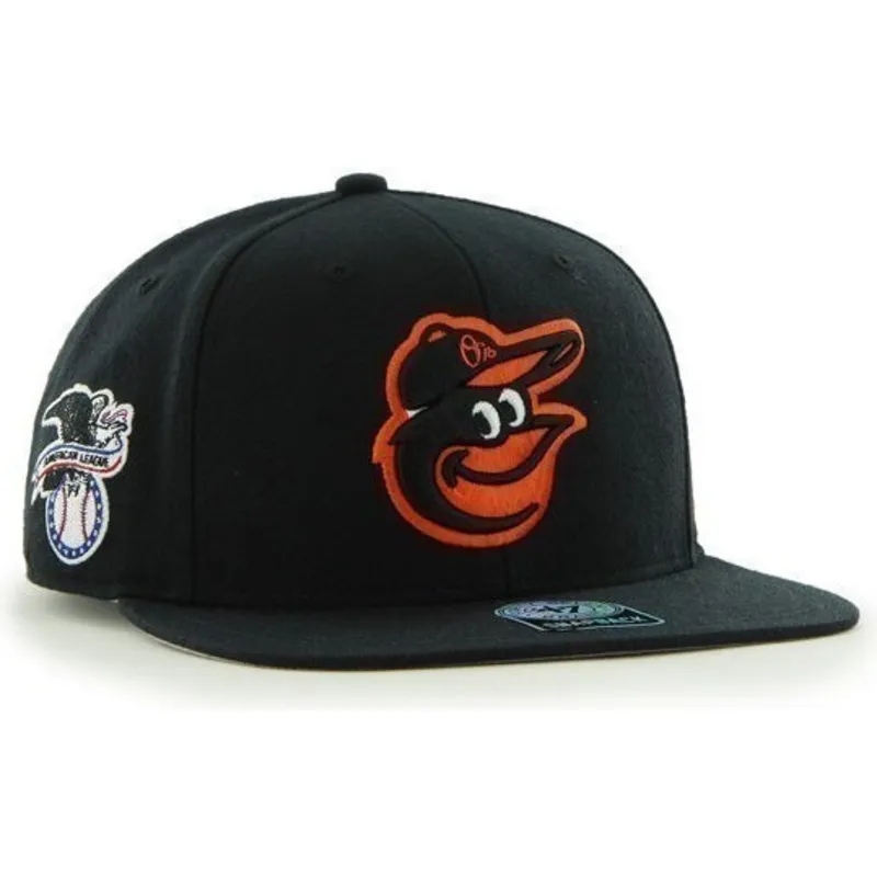 kasketter-flad-sort-snapback-lisa-lateral-fra-baltimore-orioles-mlb-af-47-brand
