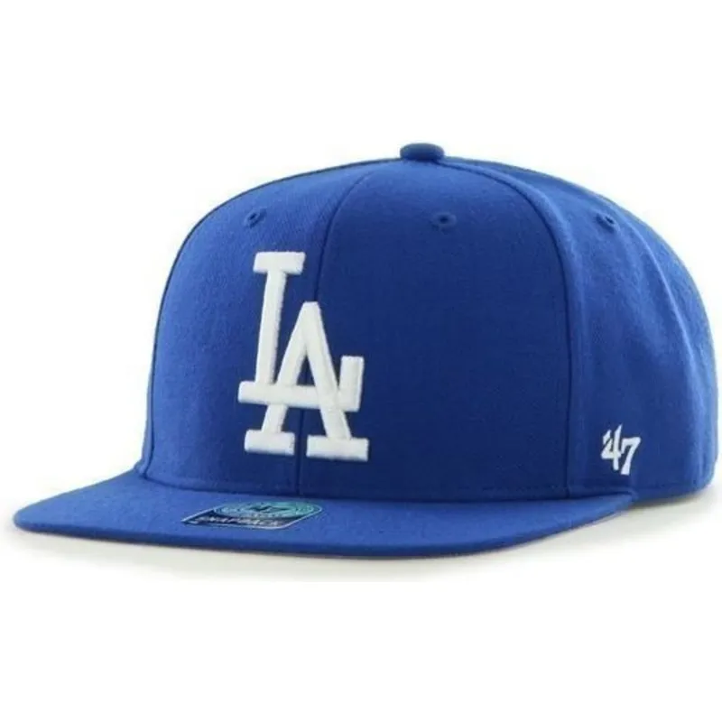 kasketter-flad-bla-snapback-lisa-lateral-fra-los-angeles-dodgers-mlb-af-47-brand