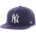 kasketter-flad-violet-snapback-lisa-lateral-fra-new-york-yankees-mlb-af-47-brand