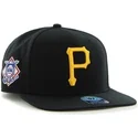 kasketter-flad-sort-snapback-lisa-lateral-fra-pittsburgh-pirates-mlb-af-47-brand