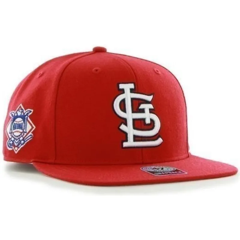 kasketter-flad-rod-snapback-lisa-lateral-fra-st-louis-cardinals-mlb-af-47-brand