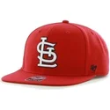 kasketter-flad-rod-snapback-lisa-lateral-fra-st-louis-cardinals-mlb-af-47-brand