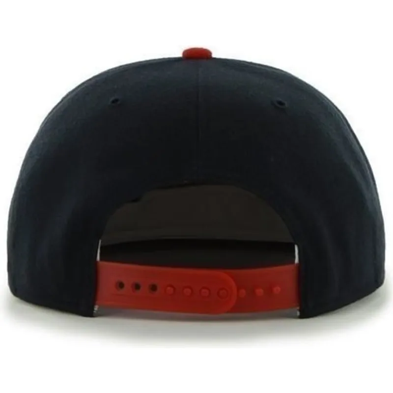 kasketter-flad-marinebla-snapback-fra-atlanta-braves-mlb-af-47-brand