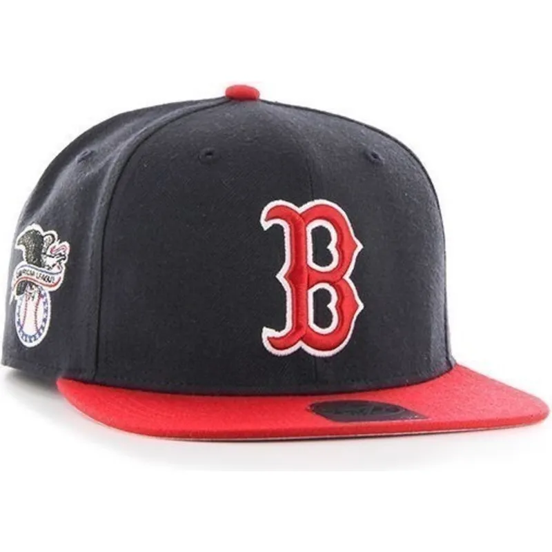 kasketter-flad-marinebla-snapback-fra-boston-red-sox-mlb-af-47-brand kasketter-flad-marinebla-snapback-fra-boston-red-sox-mlb-af-47-brand