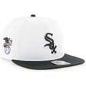 47-brand-flat-brim-side-logo-mlb-chicago-white-sox-smooth-white-snapback-cap