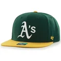 kasketter-flad-gron-snapback-lisa-lateral-fra-oakland-athletics-mlb-af-47-brand