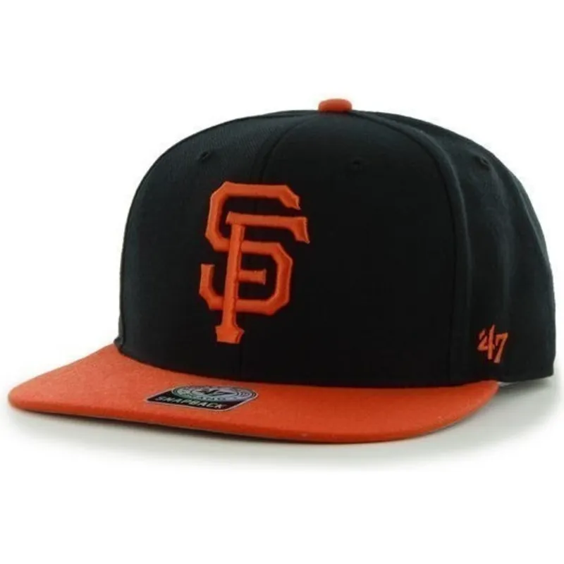 kasketter-flad-sort-snapback-lisa-lateral-fra-san-francisco-giants-mlb-af-47-brand