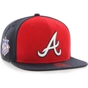 kasketter-flad-marinebla-snapback-liso-lateral-fra-atlanta-braves-mlb-af-47-brand