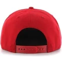 kasketter-flad-rod-snapback-lisa-lateral-fra-boston-red-sox-mlb-af-47-brand
