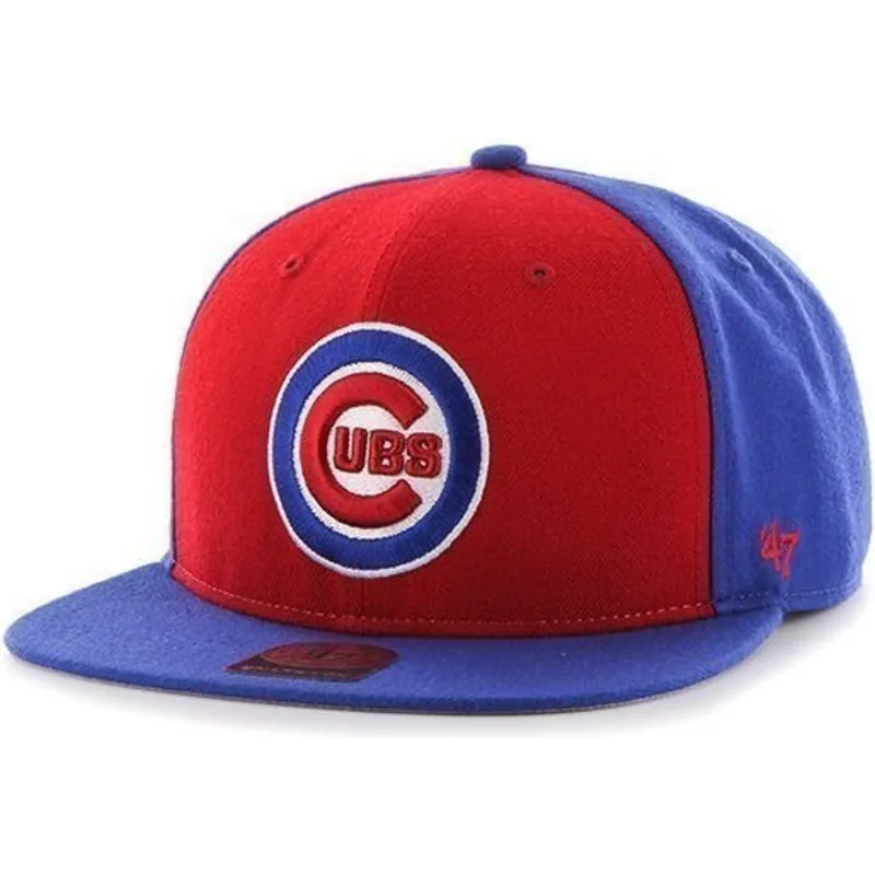 kasketter-flad-bla-snapback-lisa-lateral-fra-chicago-cubs-mlb-af-47-brand