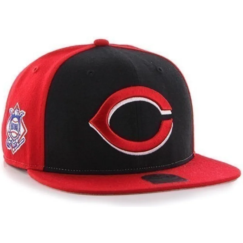 kasketter-flad-rod-snapback-lisa-lateral-fra-cincinnati-reds-mlb-af-47-brand