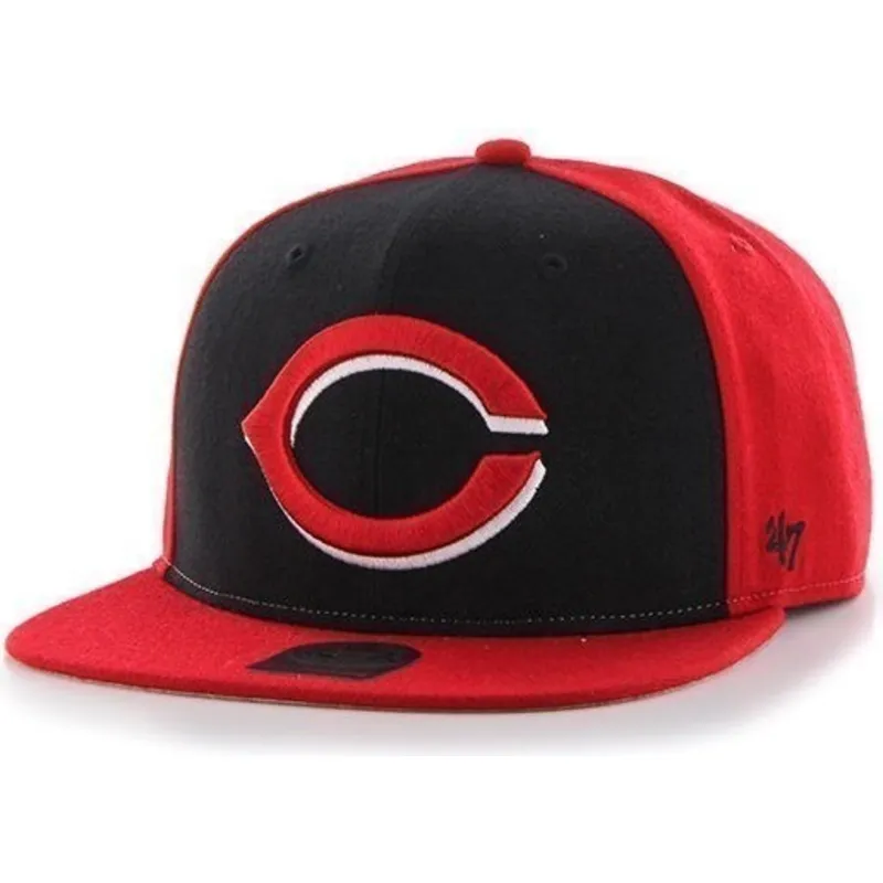 kasketter-flad-rod-snapback-lisa-lateral-fra-cincinnati-reds-mlb-af-47-brand