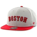 kasketter-flad-gra-snapback-lateral-fra-boston-red-sox-mlb-af-47-brand