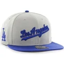 gra-snapback-flad-kasket-med-side-logo-af-mlb-los-angeles-dodgers-fra-47-brand