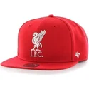 kasketter-flad-rod-snapback-lisa-grande-frontal-fra-liverpool-football-club-premier-league-af-47-brand