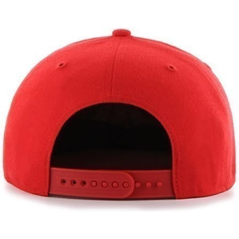kasketter-flad-rod-snapback-lisa-grande-frontal-fra-liverpool-football-club-premier-league-af-47-brand