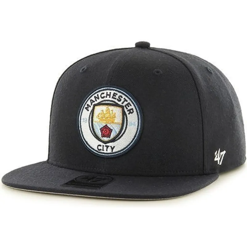 kasketter-flad-marinebla-snapback-lisa-fra-manchester-city-football-club-premier-league-af-47-brand