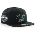 kasketter-flad-sort-snapback-fra-san-jose-sharks-nhl-af-47-brand