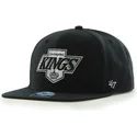sort-flad-snapback-kasket-nhl-los-angeles-kings-fra-47-brand