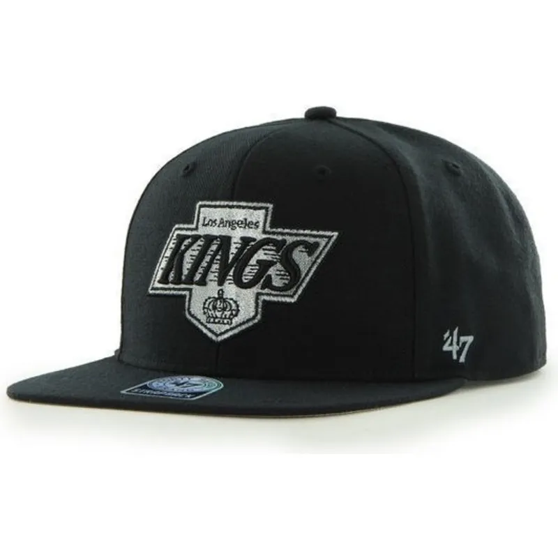 kasketter-flad-sort-snapback-lisa-fra-los-angeles-kings-nhl-af-47-brand