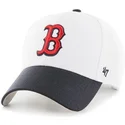 hvid-mlb-boston-red-sox-kasket-med-sort-skygge-fra-47-brand
