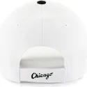 mlb-chicago-white-sox-hvid-kasket-med-buet-skygge-og-sort-skygge-fra-47-brand