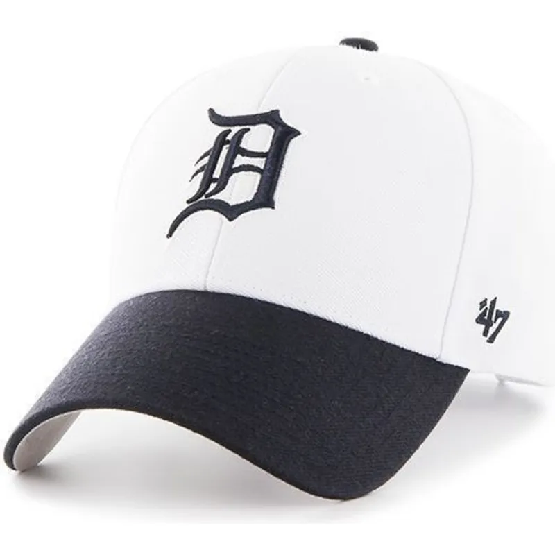 kasketter-buet-hvid-justerbar-rem-fra-detroit-tigers-mlb-af-47-brand kasketter-buet-hvid-justerbar-rem-fra-detroit-tigers-mlb-af-47-brand