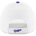 mlb-los-angeles-dodgers-hvid-kasket-med-buet-skygge-og-lysebla-skygge-fra-47-brand