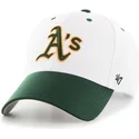 kasketter-buet-hvid-justerbar-rem-fra-oakland-athletics-mlb-af-47-brand