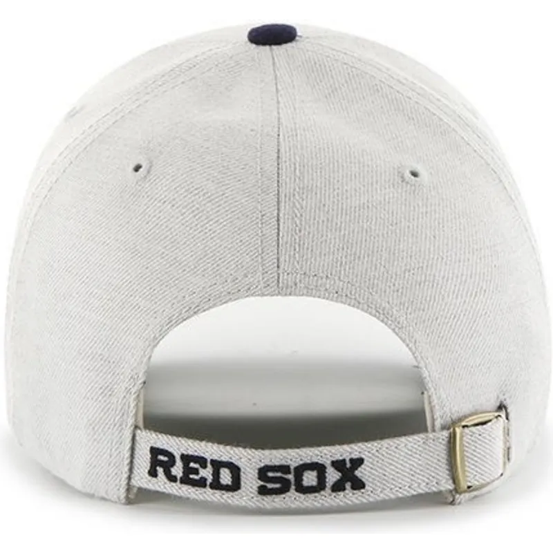 kasketter-buet-gra-justerbar-rem-fra-boston-red-sox-mlb-af-47-brand