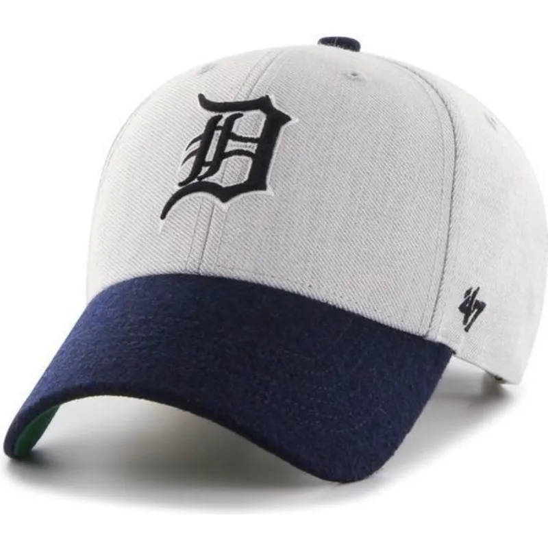 kasketter-buet-gra-justerbar-rem-fra-detroit-tigers-mlb-af-47-brand