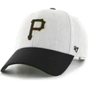 mlb-pittsburgh-pirates-gra-kasket-med-sort-skygge-fra-47-brand