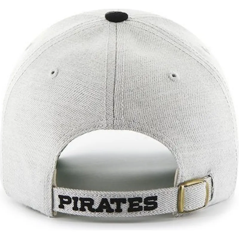 kasketter-buet-gra-justerbar-rem-fra-pittsburgh-pirates-mlb-af-47-brand kasketter-buet-gra-justerbar-rem-fra-pittsburgh-pirates-mlb-af-47-brand