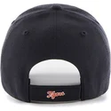 morkebla-ensfarvet-mlb-detroit-tigers-kasket-med-buet-skygge-fra-47-brand
