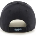 morkebla-ensfarvet-mlb-los-angeles-dodgers-kasket-med-buet-skygge-fra-47-brand
