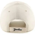 kasketter-buet-creme-justerbar-rem-lisa-fra-new-york-yankees-mlb-af-47-brand