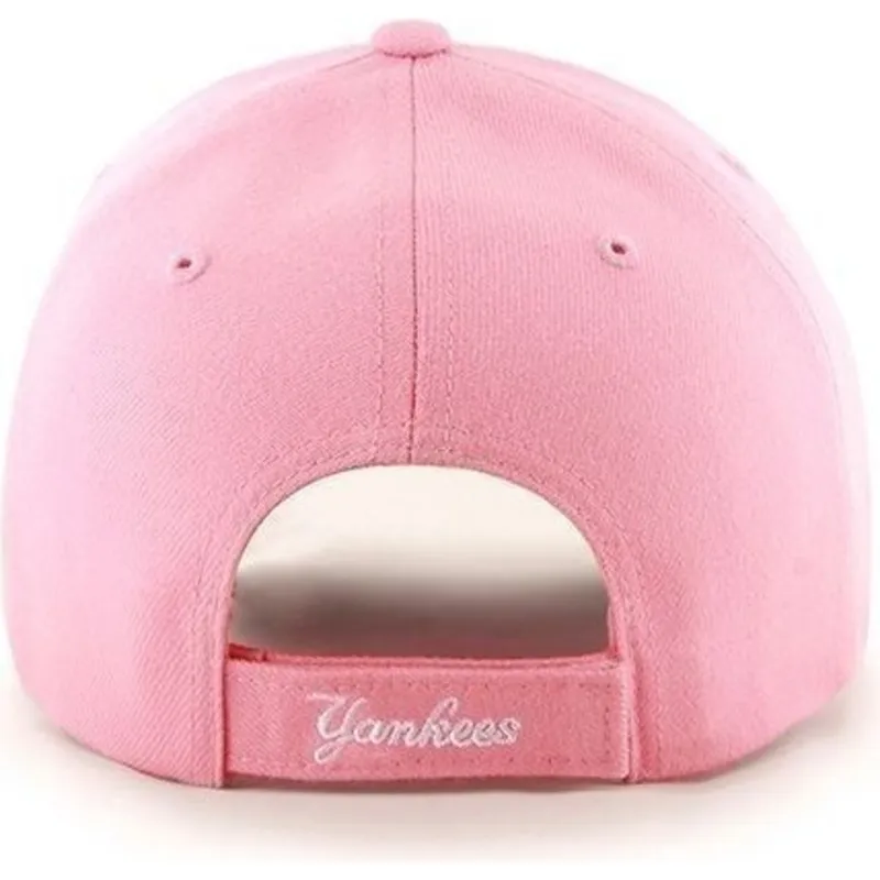 kasketter-buet-rosa-justerbar-rem-lisa-fra-new-york-yankees-mlb-af-47-brand