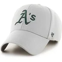 gra-mlb-oakland-athletics-kasket-med-buet-skygge-fra-47-brand
