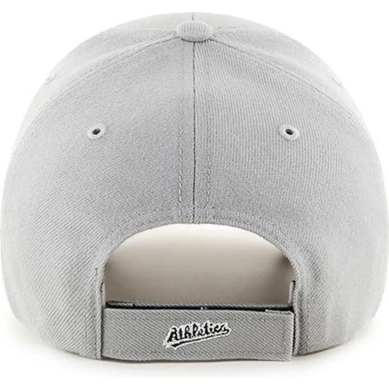 kasketter-buet-gra-justerbar-rem-lisa-fra-oakland-athletics-mlb-af-47-brand