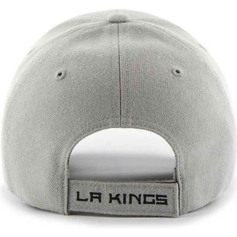 kasketter-buet-gra-justerbar-rem-fra-los-angeles-kings-nhl-af-47-brand