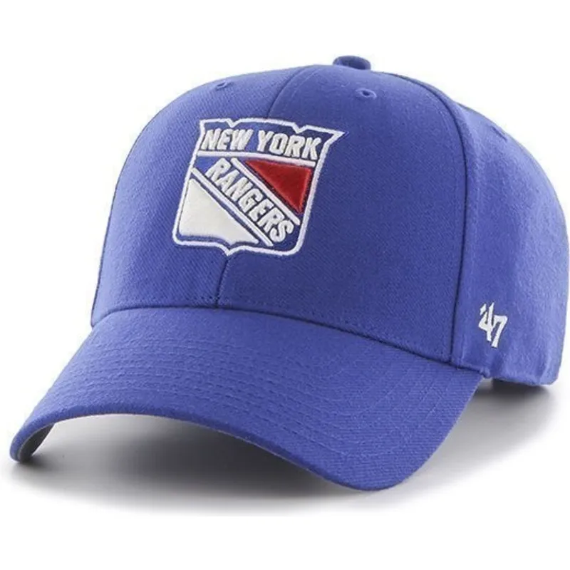 kasketter-buet-bla-justerbar-rem-fra-new-york-rangers-nhl-af-47-brand