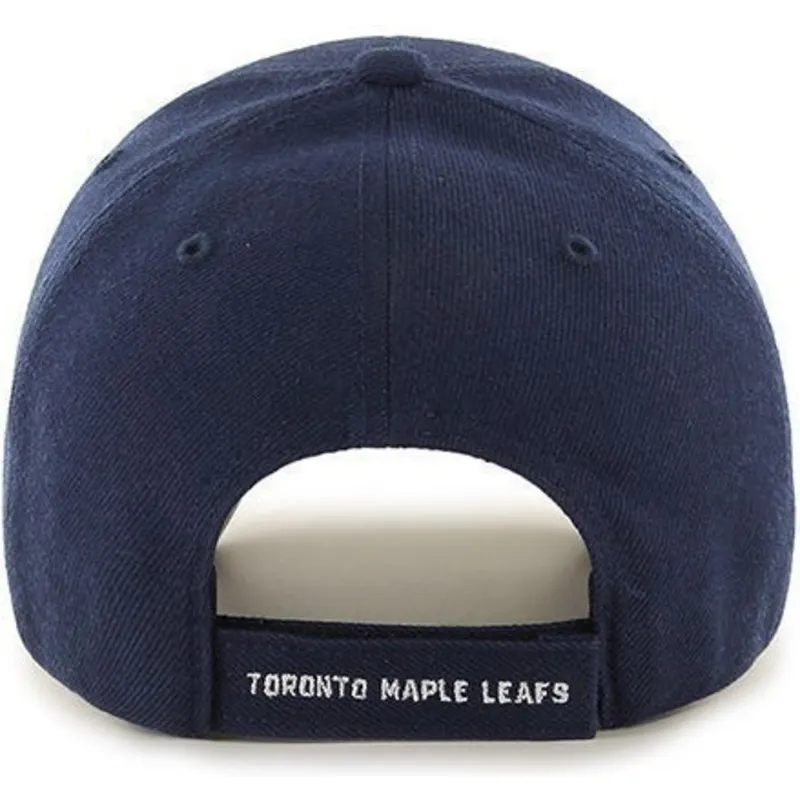 kasket-med-buet-skygge-marinebla-fra-nhl-toronto-maple-leafs-fra-47-brand