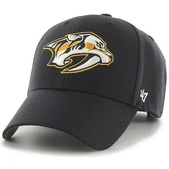 47 Brand Curved Brim NHL Nashville Predators Navy Blue Cap
