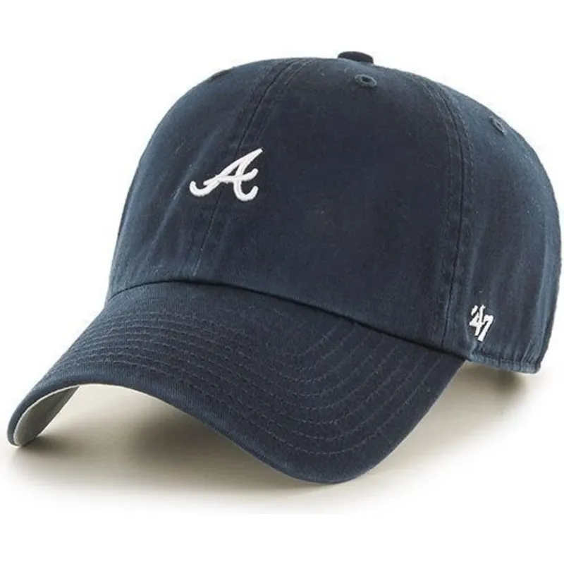 kasketter-buet-marinebla-justerbar-rem-pequeno-fra-atlanta-braves-mlb-af-47-brand kasketter-buet-marinebla-justerbar-rem-pequeno-fra-atlanta-braves-mlb-af-47-brand