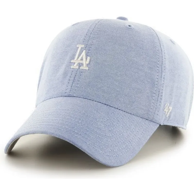 kasketter-buet-bla-justerbar-rem-pequeno-fra-los-angeles-dodgers-mlb-af-47-brand