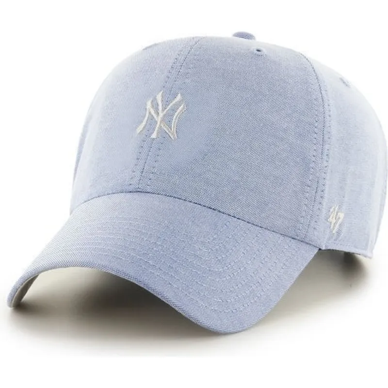 kasketter-buet-bla-justerbar-rem-pequeno-fra-new-york-yankees-mlb-af-47-brand